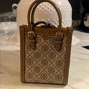 New Tory Burch T Monogram Mini Tote/Crossbody